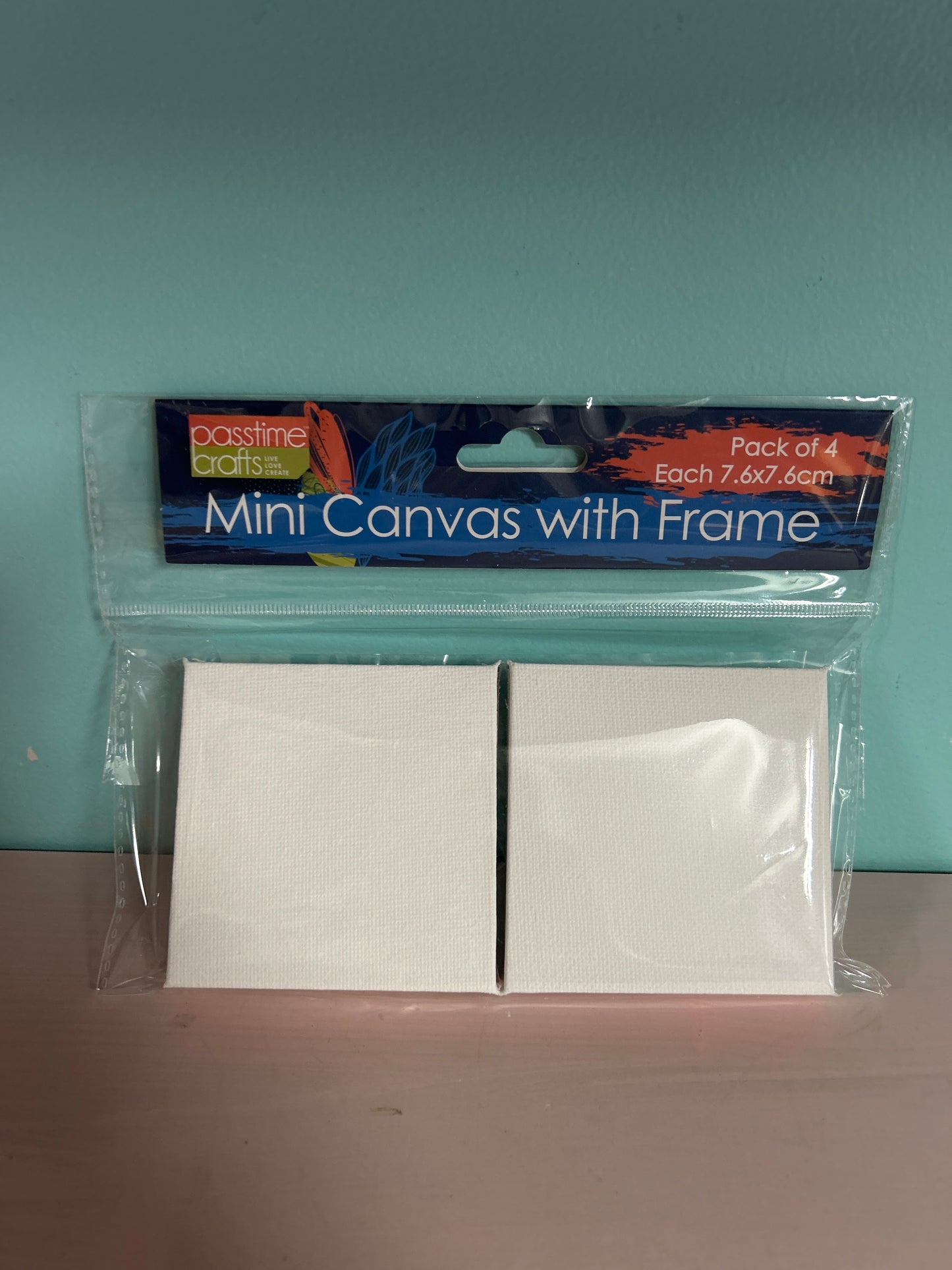 Mini stretched canvas 4 pack