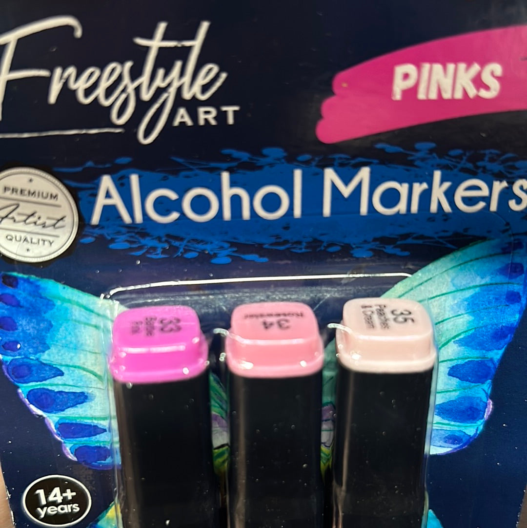 Duel Tip Alcohol Marker 3 Pack