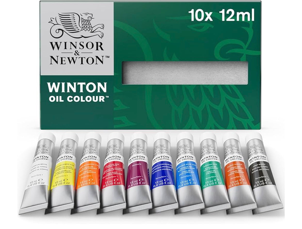 Winsor & Newton 10 Oil Studio Set 12ml
