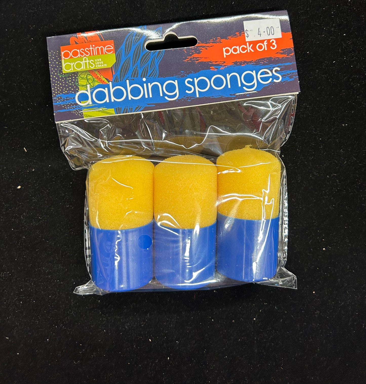 Dabbing foam sponges