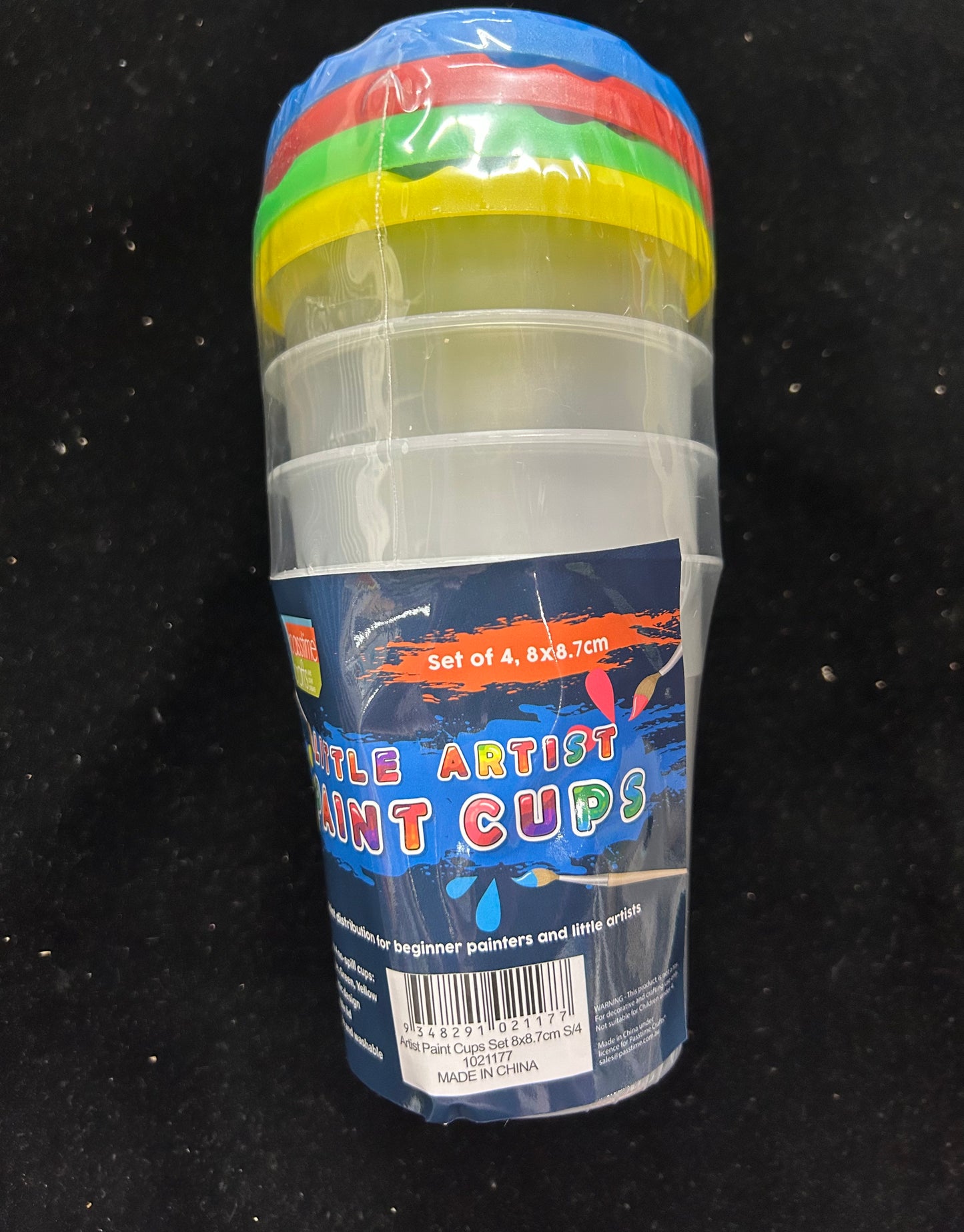 Artists Water Cups Set of 4