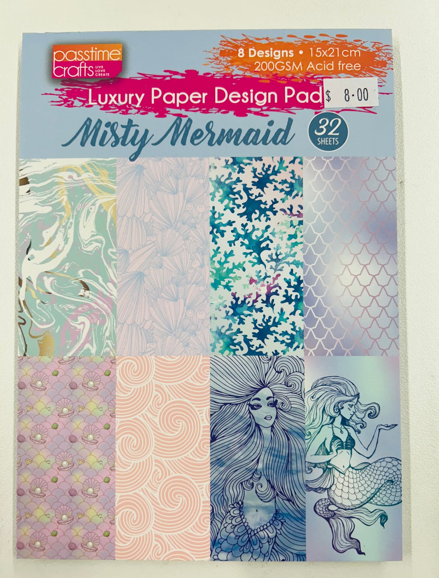 Scrapbook Pad Misty Mermaid