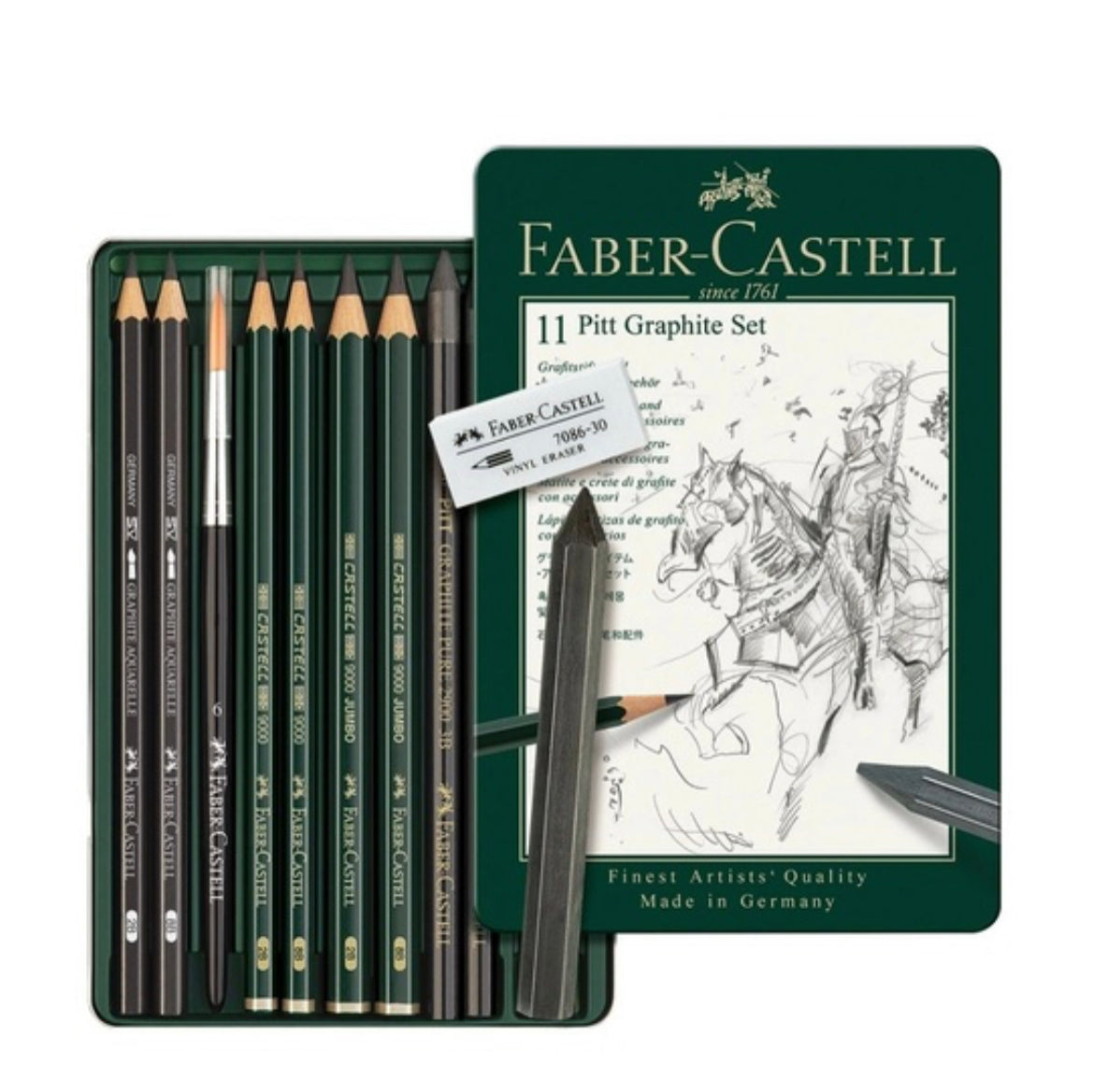Pitt Graphite Matt - Tin of 11