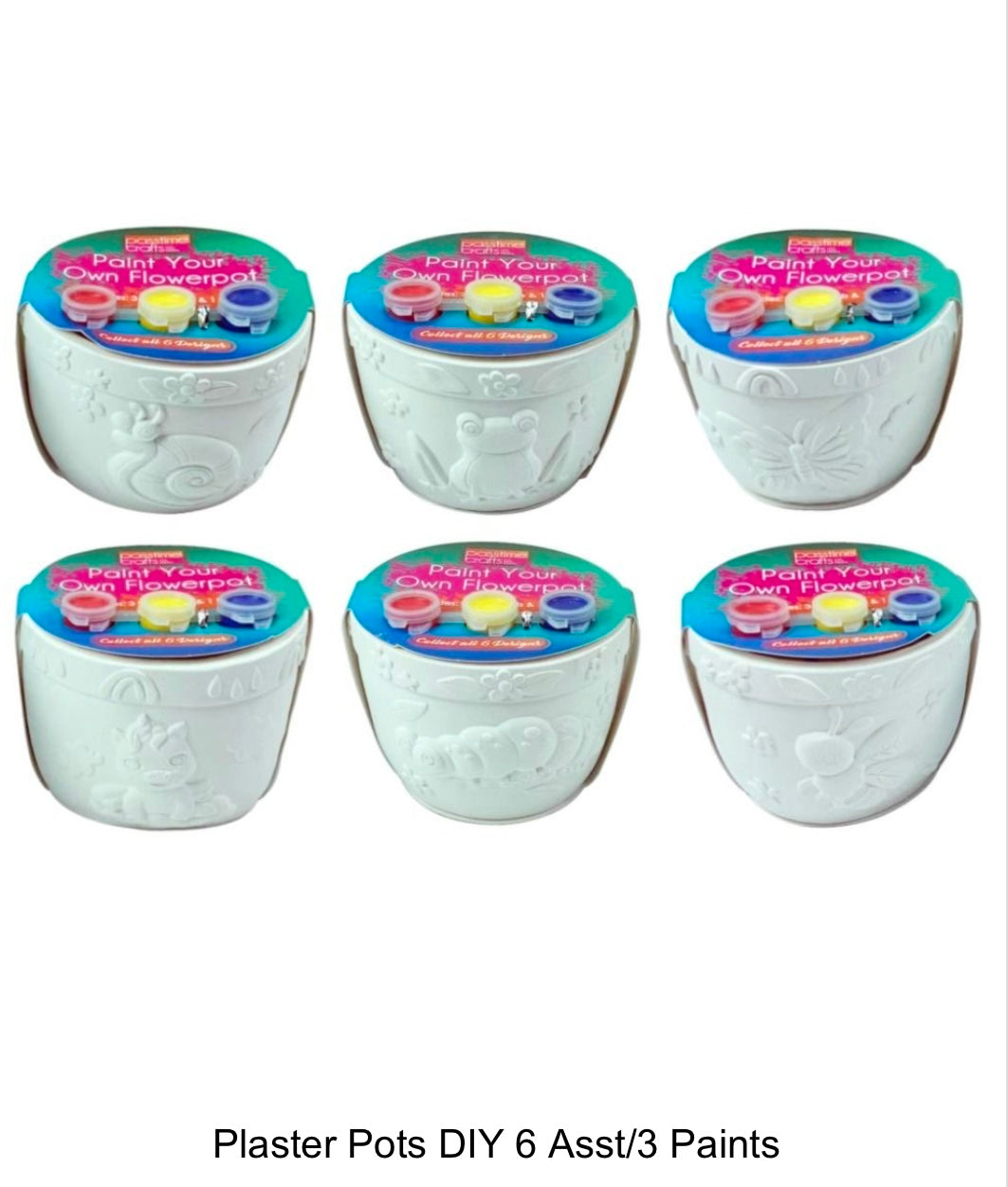 Paint your own plaster pot