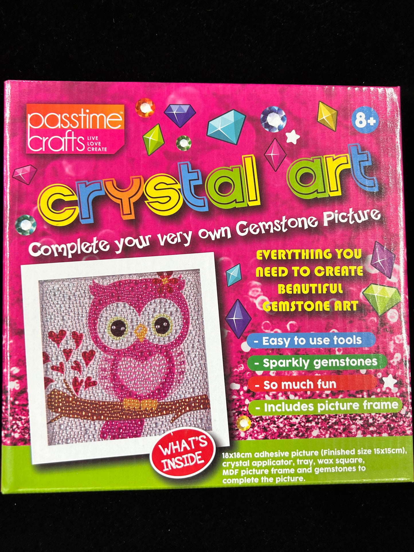 Crystal Art Picture kit with frame