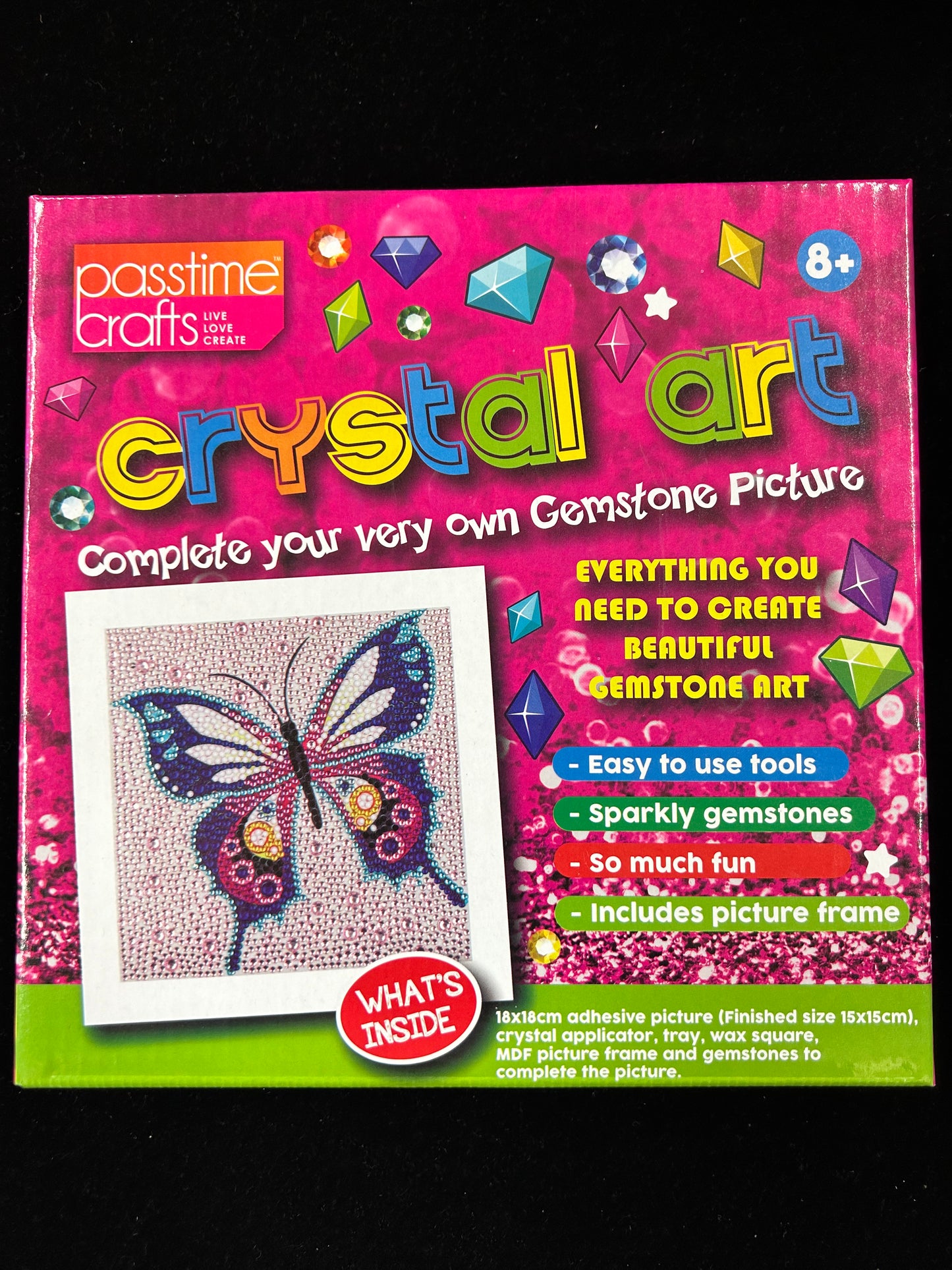 Crystal Art Picture kit with frame
