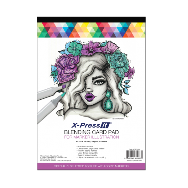 Blending Card Pad 250gsm 20 Sheets