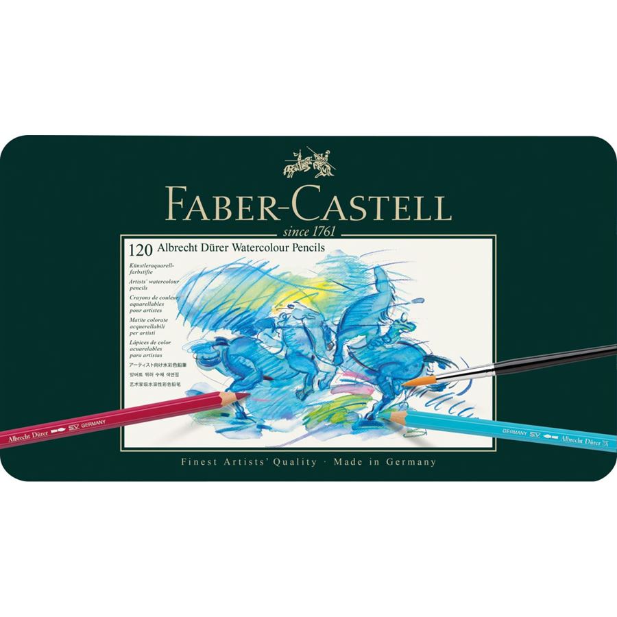 Albrecht Dürer Watercolour Pencils, Assorted – Tin Box of 120