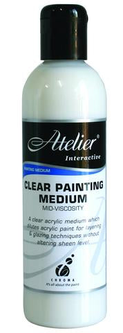 Atelier Clear Paint Medium Mid-Viscosity 250ml