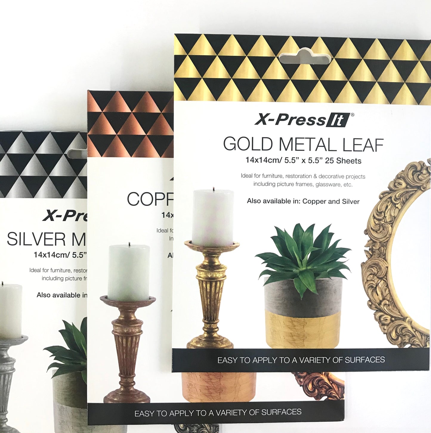 Metal Leaf 14x14cm 25 Sheets