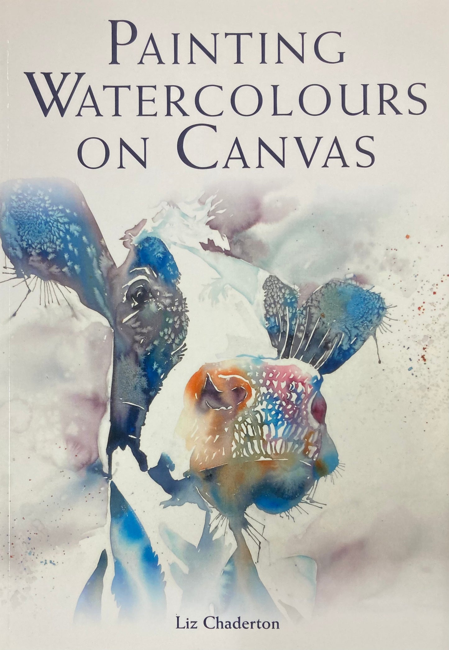 Painting Watercolours on Canvas by Liz Chaderton