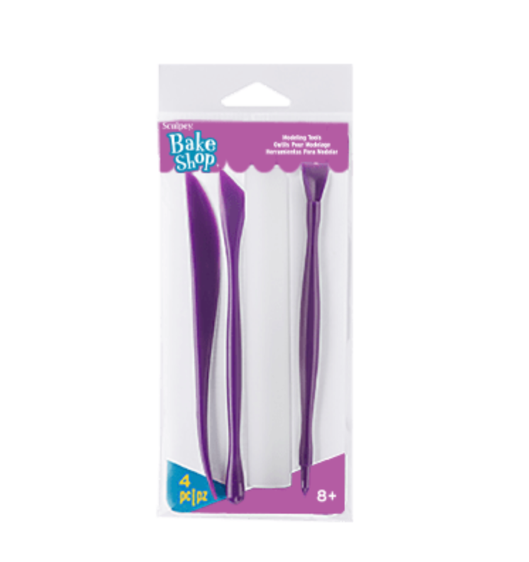Sculpey Bake Shop Modeling Tools 4 pc