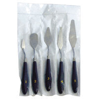 Steel Palette Knives Set 5