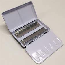Metal 1/2 Pan Watercolour Palette - empty