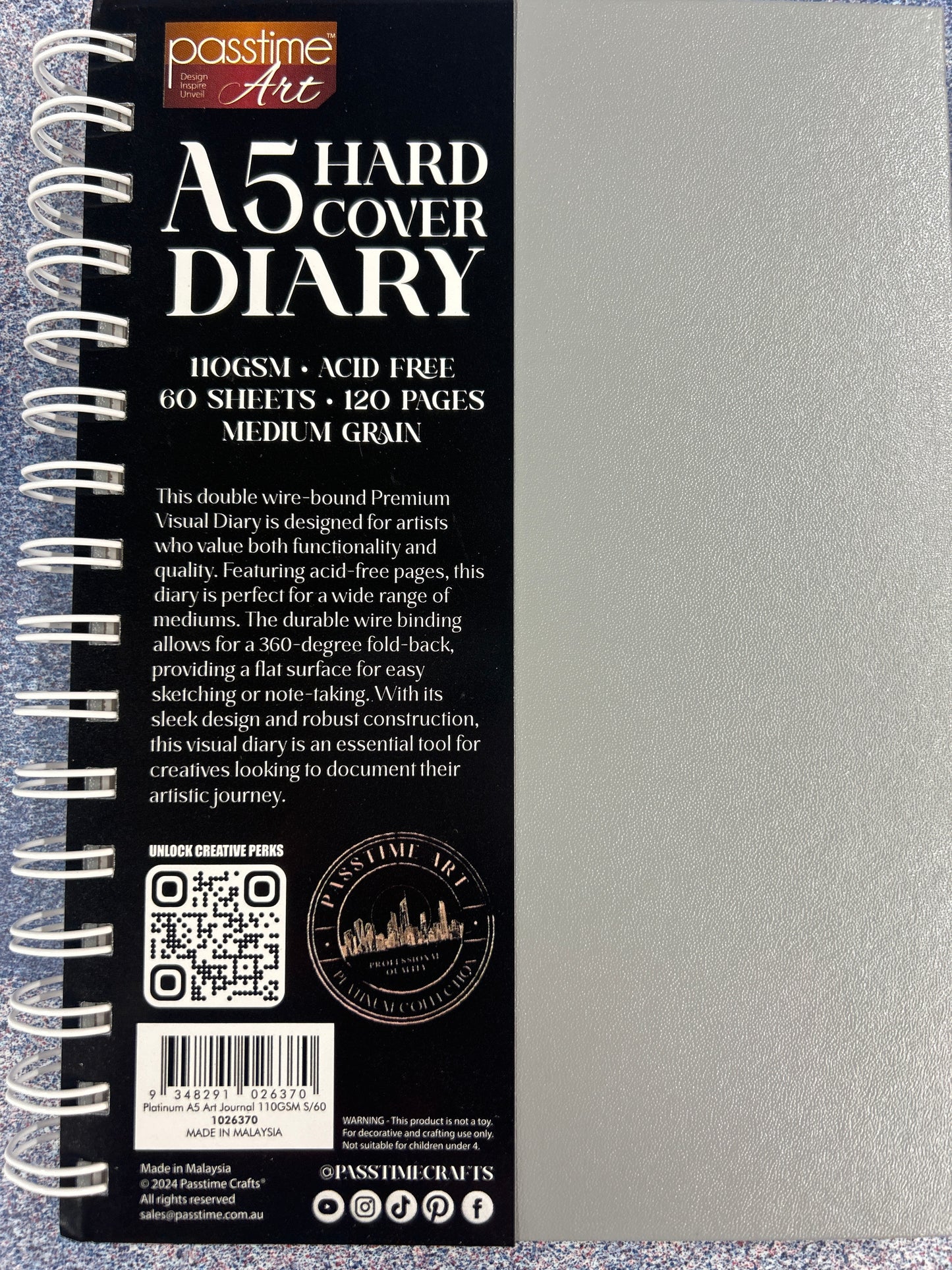 Visual Art Diaries Spiral bound