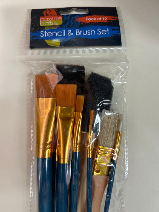 Stencil Brush set