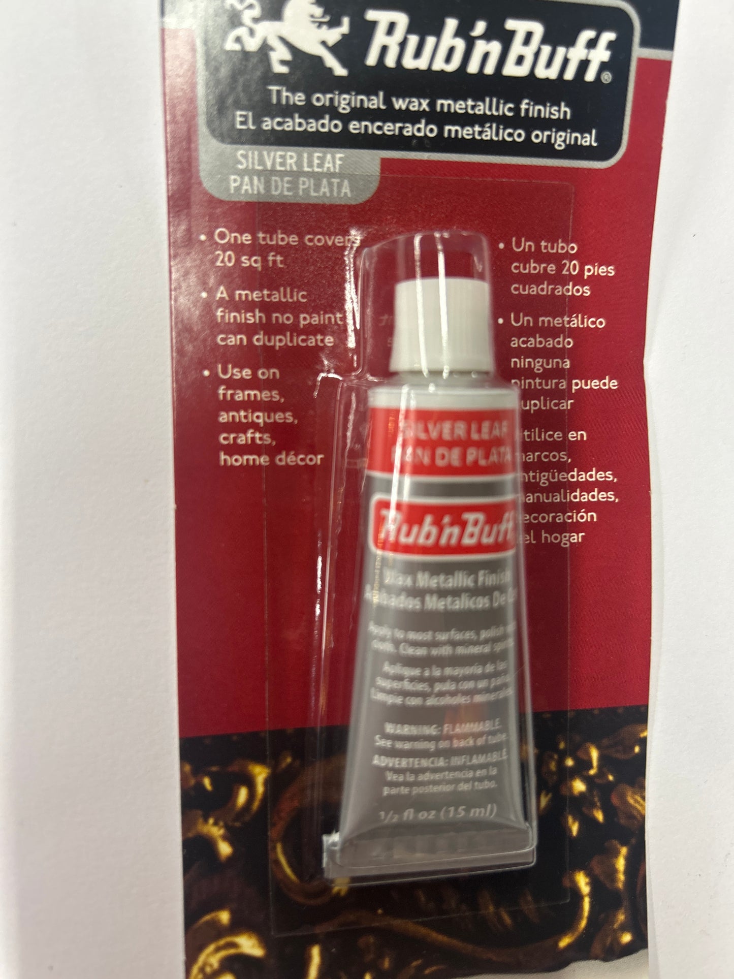 Rub'n Buff Wax Metallic Finish 15ml