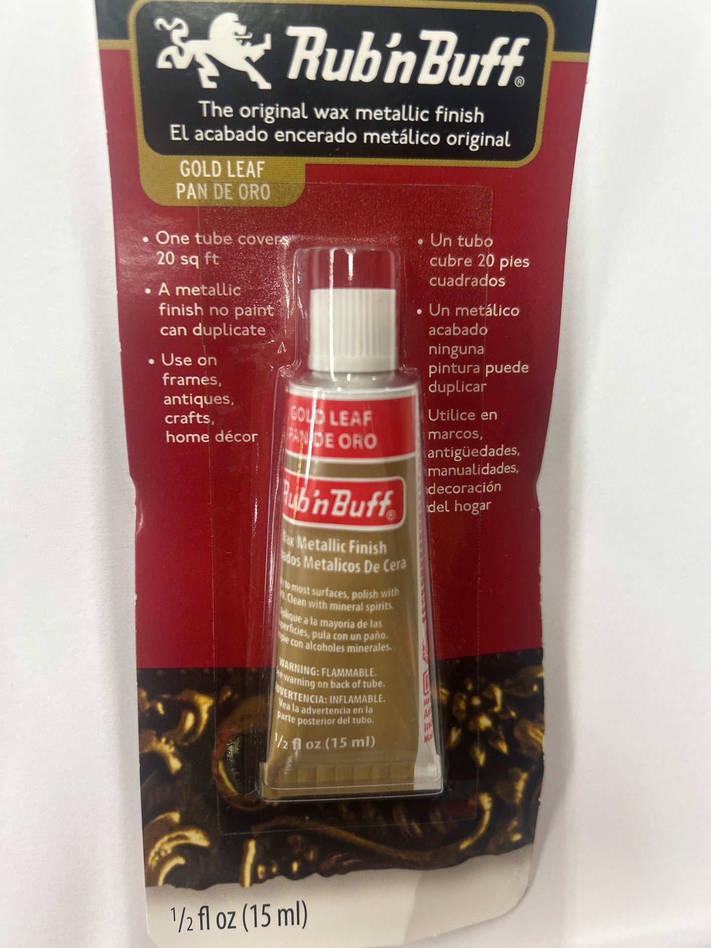 Rub'n Buff Wax Metallic Finish 15ml