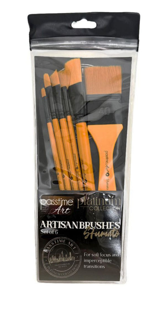 Premium Brush Synthetic brush set with pouch