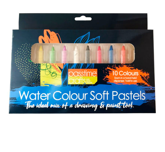 Water Colour Soft Pastels, Set of 10