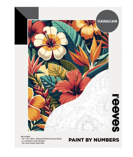 Hawaiian Floral Paint by numbers