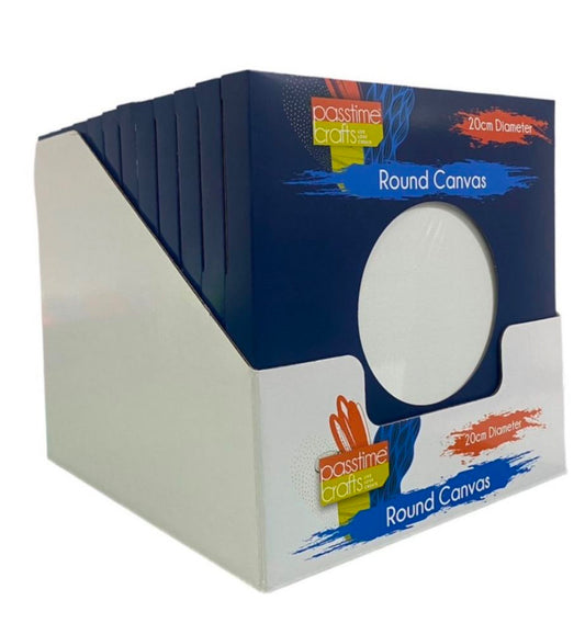 Round Canvas 20cm Diameter