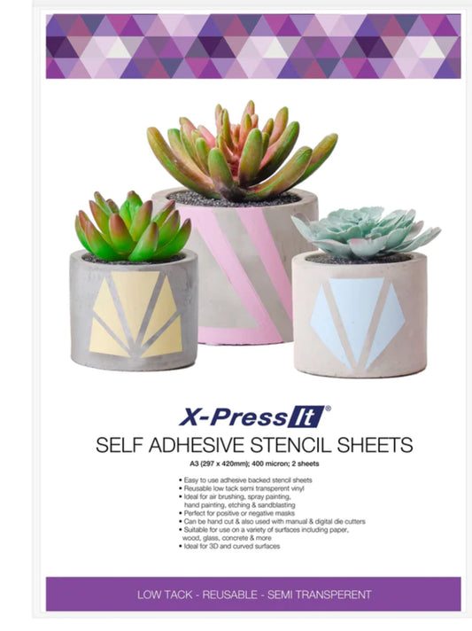 Self Adhesive Stencil Sheets