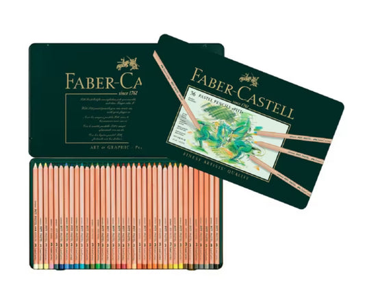 Pitt Pastel Pencils, Assorted – Tin Box of 36