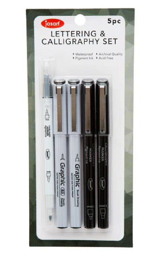 Lettering & Calligraphy Italic Markers 5pk