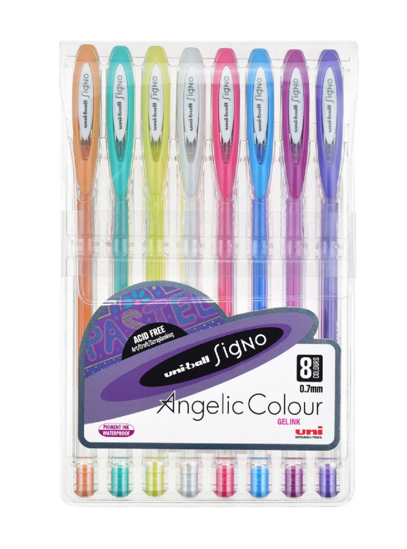 Pastel Japanese Gel Pens 8pk