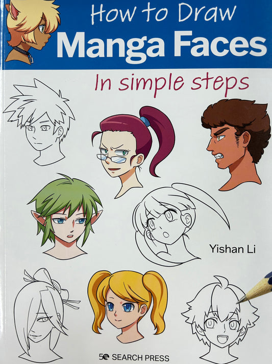 How to draw Manga faces