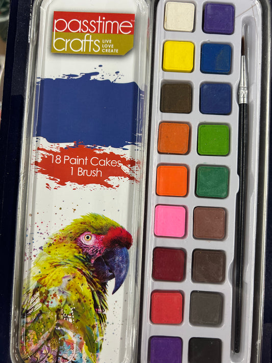 18 colours Watercolour Set
