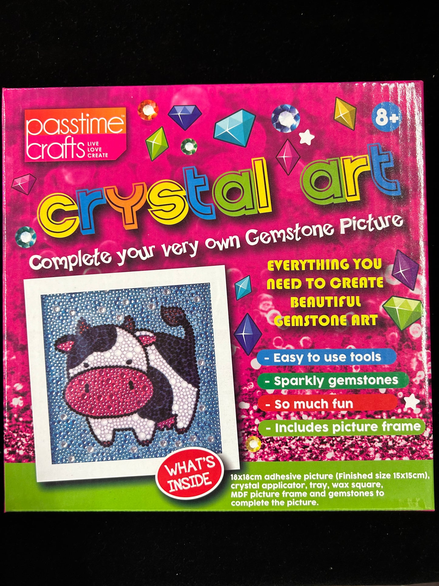 Crystal Art Picture kit with frame