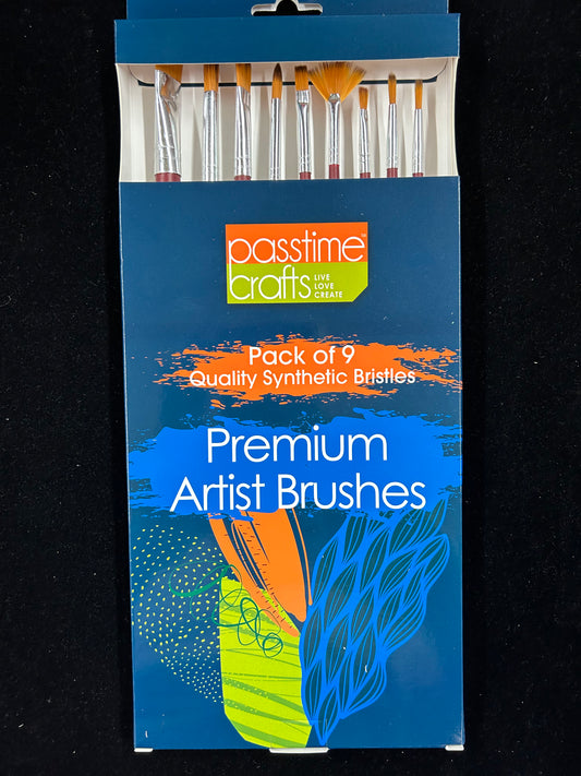 Premium Brush Synthetic Set of 9