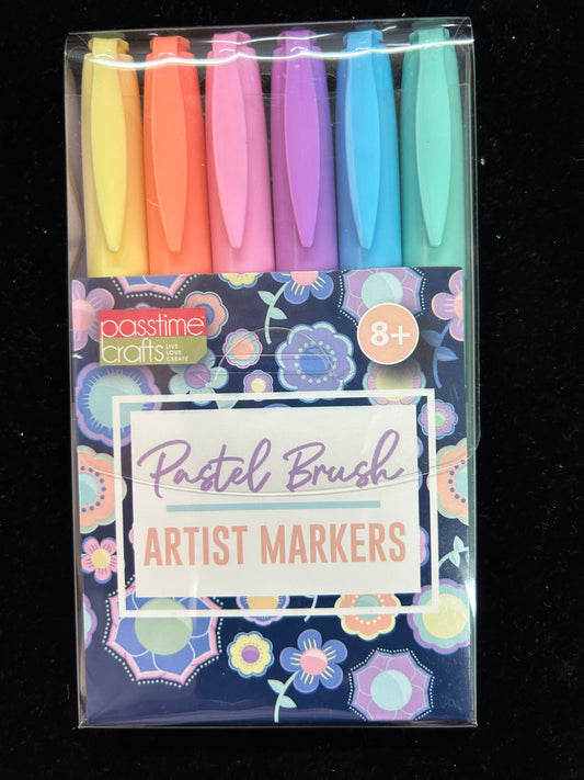 Pastel Brush Artist Markers