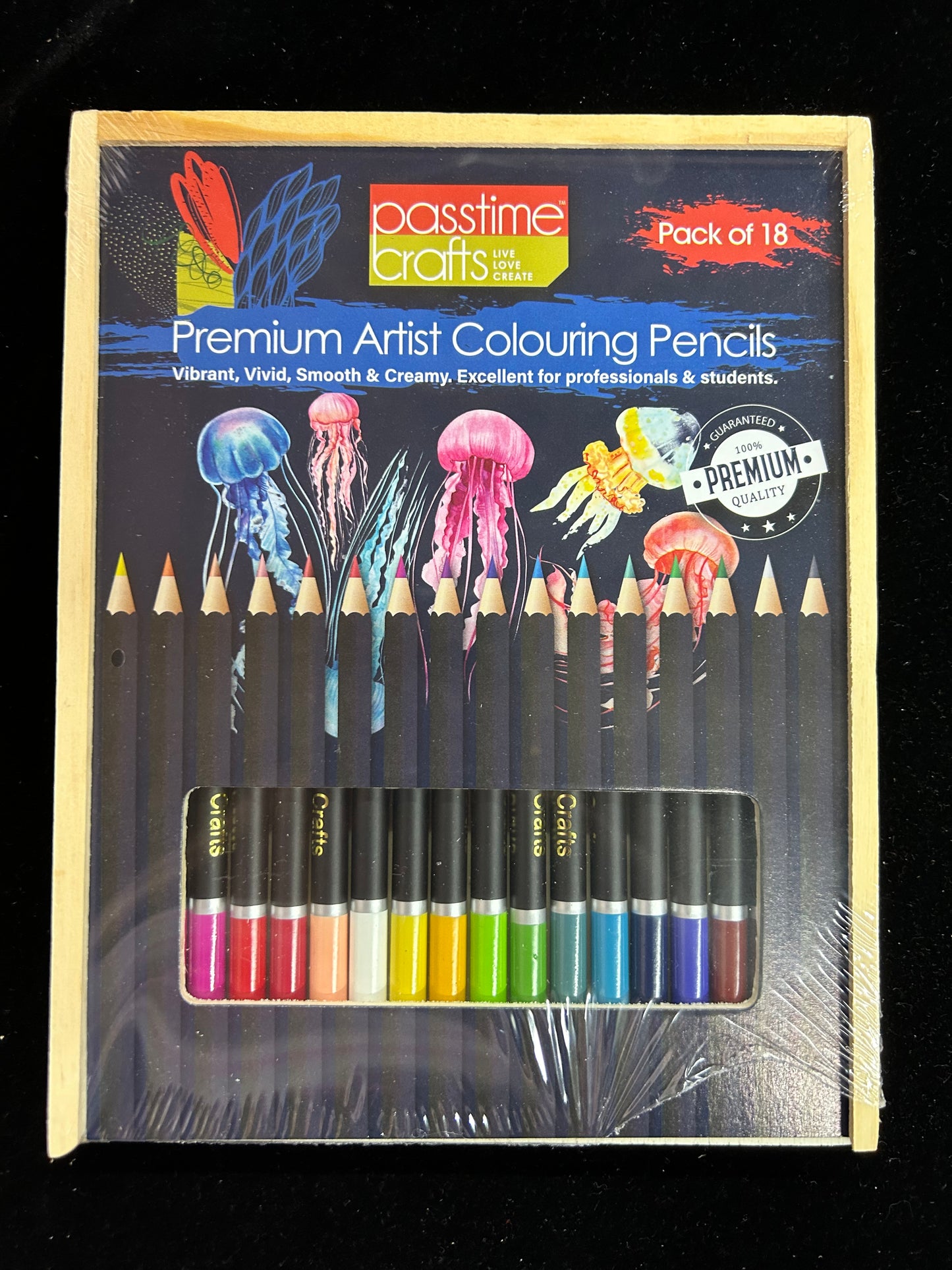 Colour Pencils, Assorted – Box of 18