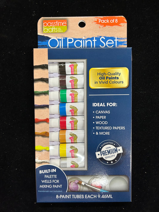 Oil Colours Set 8 pack