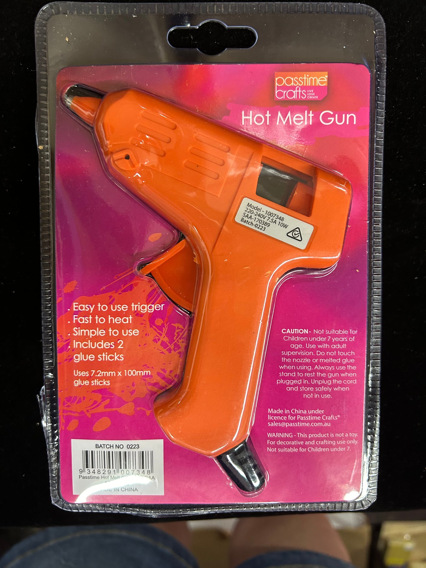 Hot Glue Gun  7mm x 100mm