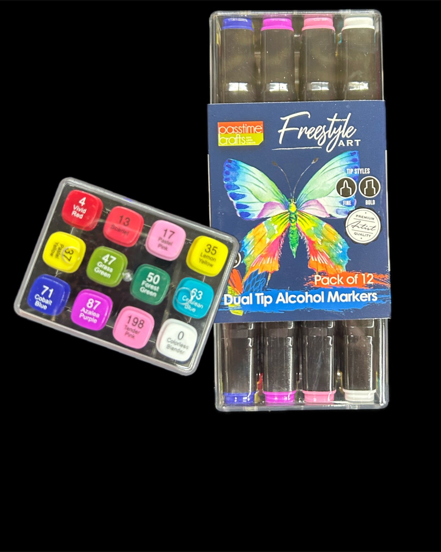 Duel Tip Alchohol Marker Set 8