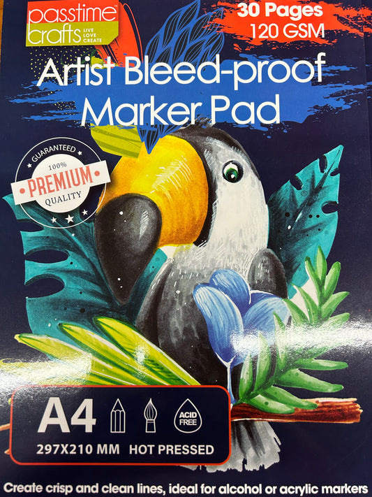 Bleedproof Marker Paper 30 Sheets 125GSM