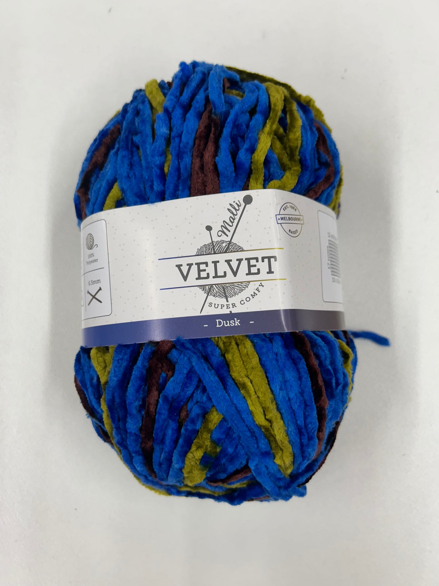 Velvet Multicolour Yarn Wool