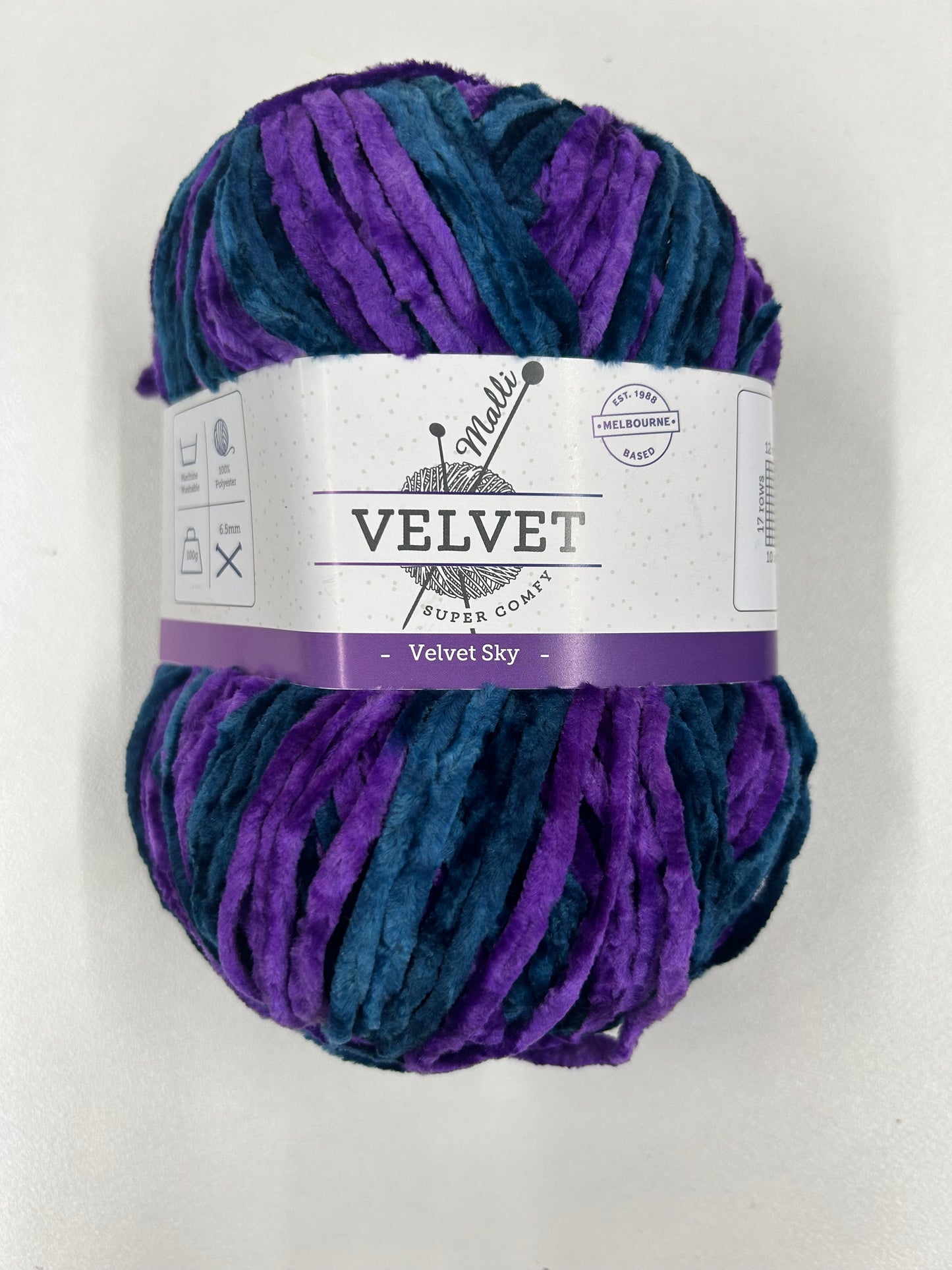 Velvet Multicolour Yarn Wool