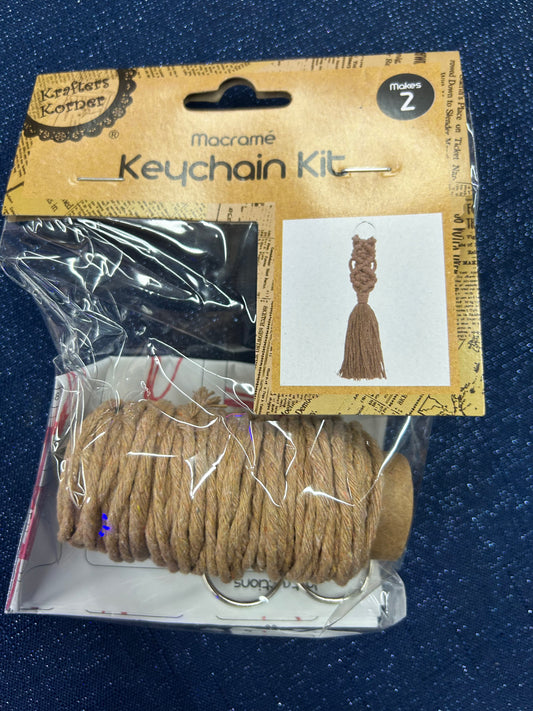 Macrame Plant Keyring Kit