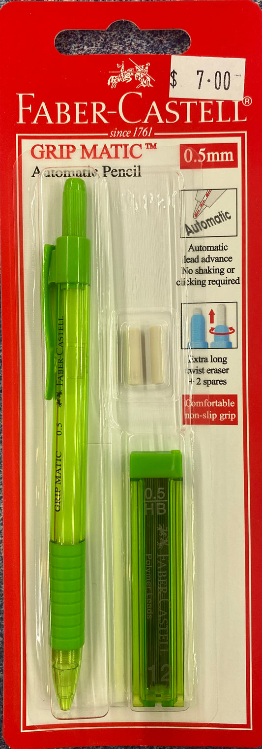 Mechanical Pencil lime Green Gripmatic
