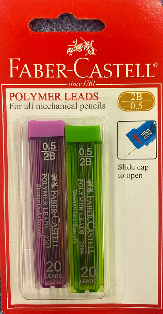 Twin pack Polymer Leads - Tube of 20 each