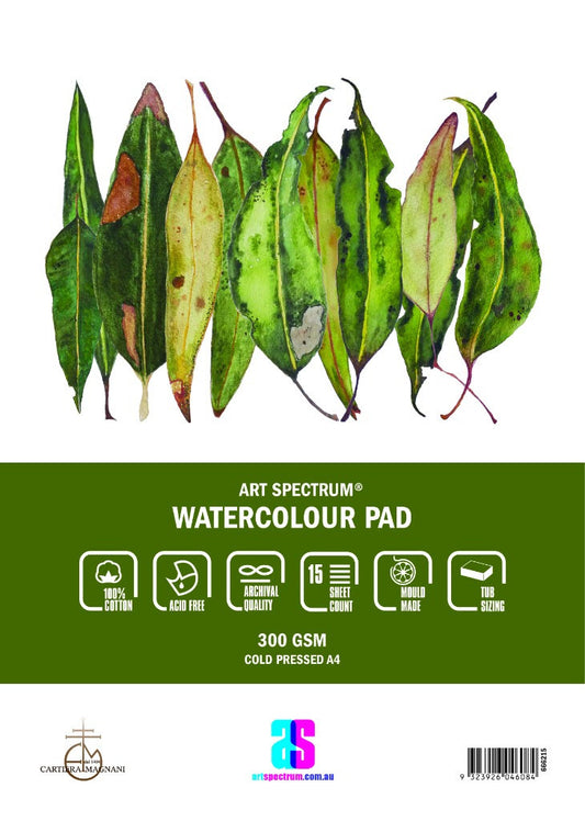 Art Spectrum Watercolour Pad 15 Sheets 300gsm - Cold Pressed