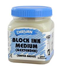 Block Ink Medium (& Extender) - Water Based 250ml