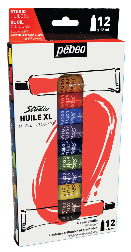 Studio Huile XL Oil Colours 12pk