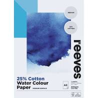 Reeves Watercolour Paper 200gsm 25% Cotton