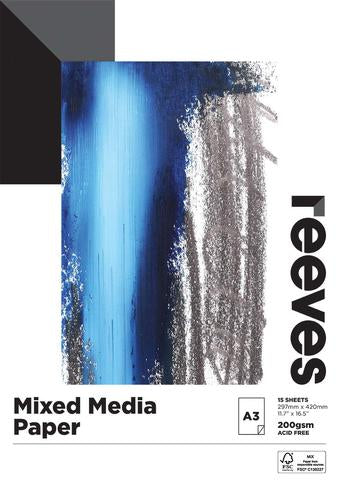 Mixed Media Paper 6 Sheets 200gsm